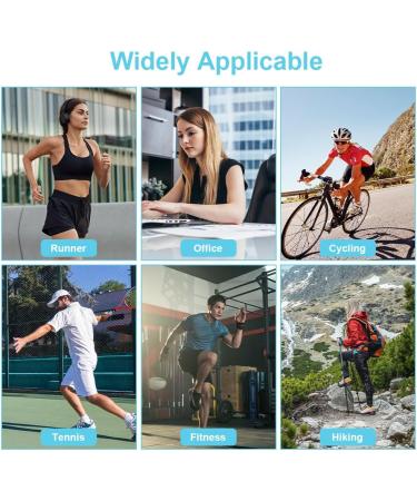 Acwoo Compression Stockings for Men & Women | Calf Medical Compression Socks 15-21mmHg | Ideal for Running & Sports | Black - Buy Online on GoSupps.com