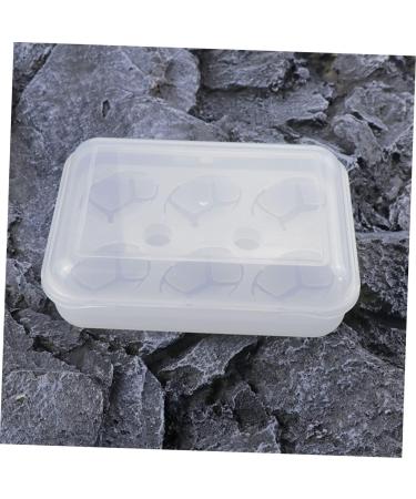 Yardenfun Box Pressure-proof Egg Carton Refrigerator Eggs Camping Fridge Egg Bins Egg Tray Desktop Accessories - Buy Online on GoSupps.com