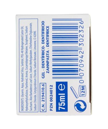 PAROEX Chlorhexidine Gel 0.12% Toothpaste with Aloe Vera - 75 ml | International Shipping Available - Buy Online on GoSupps.com