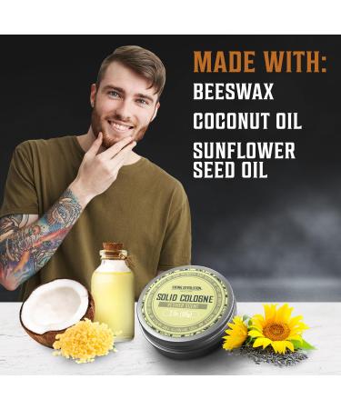 Viking Revolution Vetiver Mens Solid Cologne Men 2 Oz - Men Solid Perfume with Vetiver Cologne for Men - Balm Cologne for Mens Cologne Balm Travel Cologne Wax (1 pack Vetiver) Vetiver 2 Ounce (Pack of 1) - Buy Online on GoSupps.com
