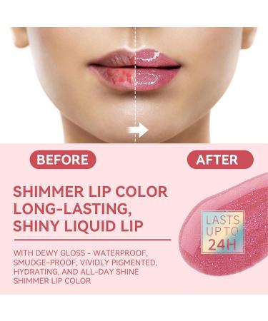  G n rique Glitter Lip Gloss Shimmering Lip Plumper Moisturizing Liquid Lipstick Glossy Lip Balm Nourishing Makeup Perfect for Women and Girls Lip Makeup Routine - Buy Online on GoSupps.com