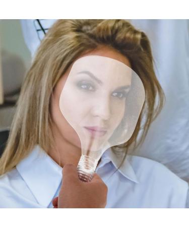 TOVINANNA Hairspray Mask Clear Barber Salon Faces Shield Plastic Hairdressing Haircut Faces Mask Eyes Protector Cover - Buy Online on GoSupps.com