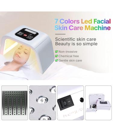 Fxtiaa LED Face Light Therapy Mask - 7 in 1 Color LED Facial & Body Beauty Device | International Shipping Available - Buy Online on GoSupps.com