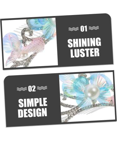 minkissy Rhinestone Tuck Comb Hair Clip Hair Pin Wig Tiara The Crown Hair Barrettes Rhinestone Bobby Pins Women Crown Hairpiece Girl Hair Accessories Girl Hairpiece Metal Issue Card Baby - Buy Online on GoSupps.com