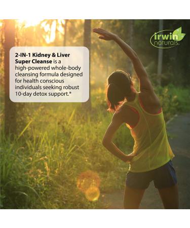Irwin Naturals 2-in-1 Kidney & Liver Super Cleanse - 60 Softgels - Buy Online on GoSupps.com