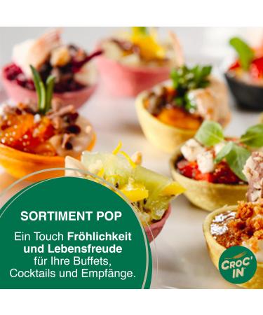 Shop Croc'in Fuchsia Dough Bowl Set - 24 Artisan Vegan Bowls for Snacks & Appetizers - Perfect for Sweet Treats & Hearty Bites - International Shipping Available - Buy Online on GoSupps.com
