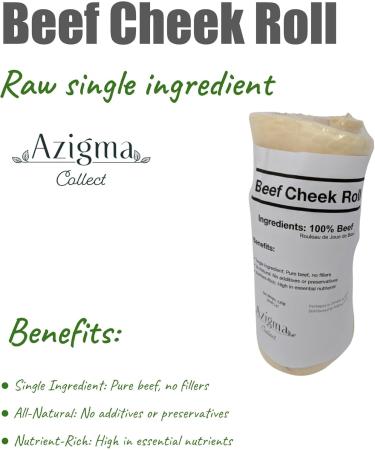 Beef Cheek Roll for Dogs Natural Chew Treat Small (5-6 inches) - Buy Online on GoSupps.com