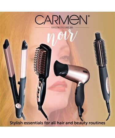 Carmen C81050 Noir 19mm Ceramic Barrel Curling Tong in Black/Rose Gold - Hair Curler - Buy Online on GoSupps.com