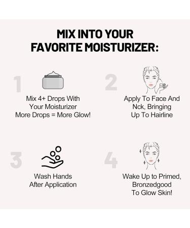Face Tanning Drops - Long-Lasting Self Tanner Natural & Organic Bronzing Drops for Quick Tan - Buy Online on GoSupps.com