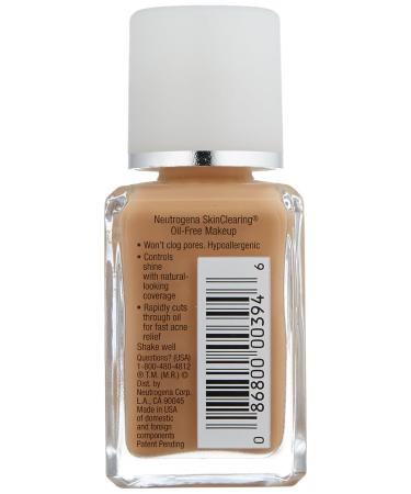 Neutrogena Skin Clearing Liquid Makeup Honey Beige 110 - 1 fl oz - Buy Online on GoSupps.com