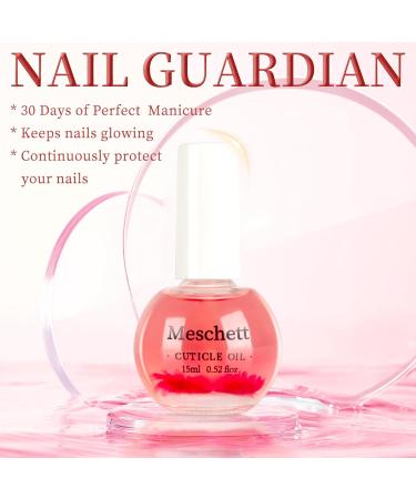 Sweet Almond Cuticle Oil for Nail Repair, Growth & Strength - 15ml (Rose) - Buy Online on GoSupps.com