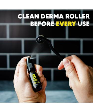 Beard Club Derma Roller Replacement Head & Cleansing Spray - 0.3mm Titanium Microneedles for Prolonged Use | Buy Now - Buy Online on GoSupps.com