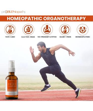 HGH Supplement for Men & Women - Liquid Oral Spray 1 fl oz | Rapid Absorption for Muscle Growth & Recovery | Natural Human Growth Hormone - 30 Day Supply - Buy Online on GoSupps.com