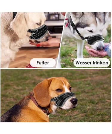Buy Nasjac Soft Dog Muzzle | Medium Anti-Bark Solution for Safe and Comfortable Training - Buy Online on GoSupps.com