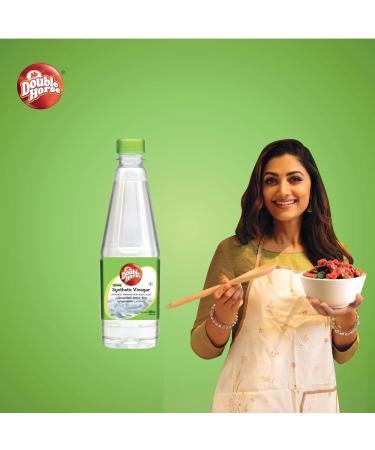 Double Horse Filtered Pure White Vinegar 1l | Boost Immunity | Helps in Digestion - Buy Online on GoSupps.com