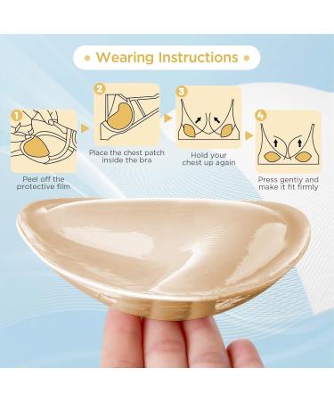 Self-Adhesive Breast Pads | Heart-Shaped Silicone Bra Inserts for Women | Super Sticky Comfort & Support - Buy Online on GoSupps.com