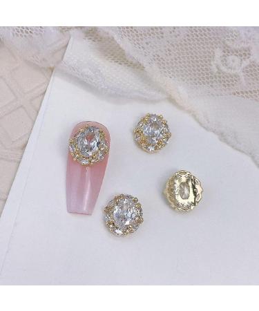 FEIlei Zircon Nail Rhinestones 3D Nail Charm Alloy Nail Jewelry Gem-Nail Art Decoration - Buy Online on GoSupps.com