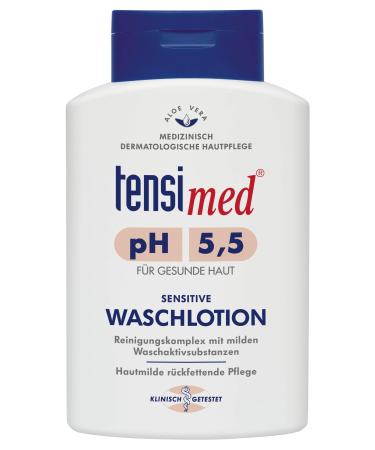 Tensimed Lotion de lavage sensible 500 ml soin m dical de la peau avec un pH de 5 5 complexe de soin l'aloe vera hydrate et contribue la protection contre le dess chement
