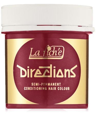 La Riche Directions Poppy Red Semi-Permanent Hair Colour 88.7 ml (Pack of 1) 5034843001073 Poppy Red 88.7 ml (Pack of 1)