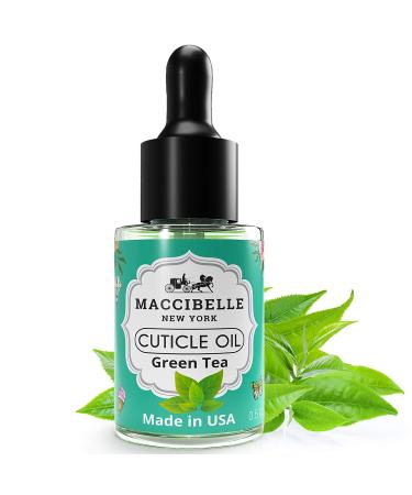 Maccibelle Cuticle Oil 0.5 oz - Heals Dry Cracked Cuticles (Green Tea  0.5 Fl Oz) Green Tea 0.50 Fl Oz (Pack of 1)