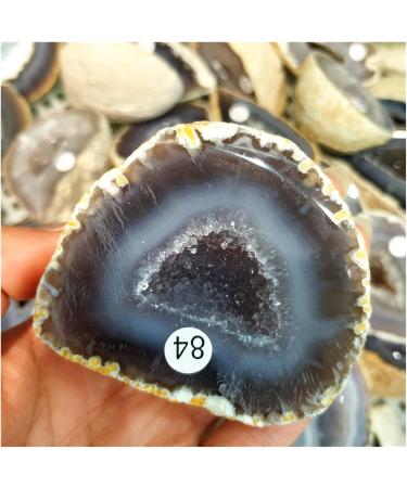 Natural Crystal Rough Natural Original Raw Agate Crystal Geode Cutting Hole Feng Shui Decor Stone Specimen Craft Collectibles Decoration (Size : 200-250g a Piece) - Buy Online on GoSupps.com