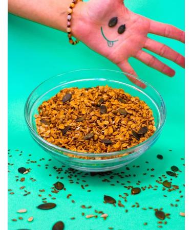 Tooma - Crunchy muesli ancient seeds GRAINES DE FOLIE | ORGANIC | 1kg | French artisanal production | Without refined sugars | Whole grains - Rich in fiber - Buy Online on GoSupps.com