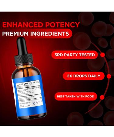 (2 Pack) Glyco Shield Drops Official Glyco Shield Blood Support Drops With All Natural Ingredients GlycoShield Maximum Strength Liquid Supplement Supporting Health & Wellness Naturally (60 Servings) - Buy Online on GoSupps.com