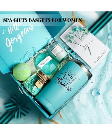 Birthday Gifts for Women - Relaxing Spa Gift Basket Set | Unique Gifts for Her Mom Sister Friend Wife & Girlfriend | Perfect for Birthdays Mother's Day & Christmas (Blue - Buy Online on GoSupps.com