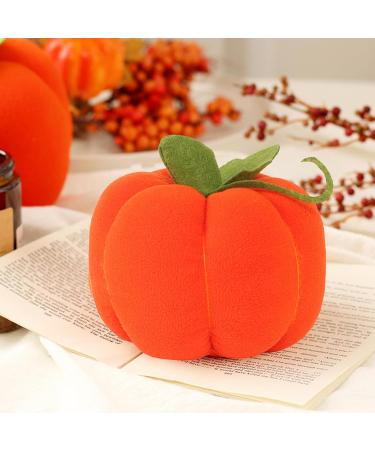 Soft Comfortable Pumpkin Plush Toy Simulation Vibrant Color Fabric Ornament for Halloween Party Supplies Home Decor for Children (12 * 12 * 10cm) 12*12*10cm - Buy Online on GoSupps.com