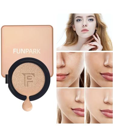 LALASTYLE Air Cushion Foundation SPF50+ PA+++ - Long Lasting Matte Nude BB Cream for Hydrating High Coverage, Waterproof Formula - Natural Shade - Buy Online on GoSupps.com