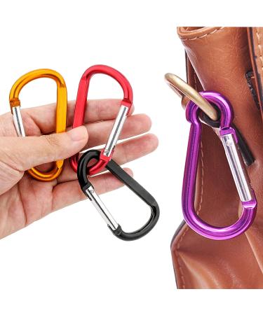 10 Pack 3 Aluminum Spring Snap Hook Carabiner D Ring - Camping, Fishing, Hiking, Traveling, Keychain Craebuer - Buy Online on GoSupps.com