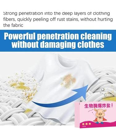 Multi-Functional Bio-Enzyme Cleaning Tablets Bio-Enzyme Explosive Salt Powerful Stain Removing Bio-Enzyme Cleaning Tablets for Cleaning All Kinds of Clothing Shoes Curtains (1PCS) - Buy Online on GoSupps.com