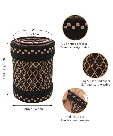 Compression Wrist Sleeve | Copper Wrist Support Brace for Pain Relief & Recovery | Arthritis & Carpal Tunnel Aid | International Shipping Available - Buy Online on GoSupps.com