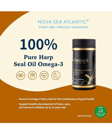 Harp Seal Oil Omega-3 Omega-6 Omega-9| Rich Source of EPA DHA & DPA for Good Health | 100% Natural Chemical-Free Non-GMO | 500mg - 240 Softgels | Made in Canada (6 Pack) 240 count (Pack of 6) - Buy Online on GoSupps.com