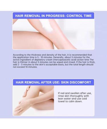 EHD Hair Removal Cream Intimate Hair Removal Cream Hair Removal Cream For Women & Men Painless Hair Remover Cream Depilatory Cream For Sensitive Skin Face Legs Private Part (2PC) - Buy Online on GoSupps.com