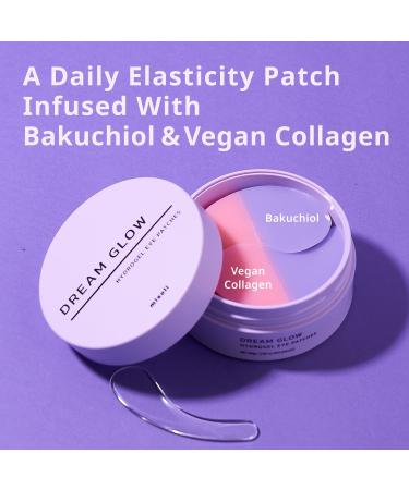 Dream Glow Under Eye Patches - Vegan Collagen & Bakuchiol Gel Masks for Dark Circles, Puffiness, Wrinkles - Men and Women - Buy Online on GoSupps.com