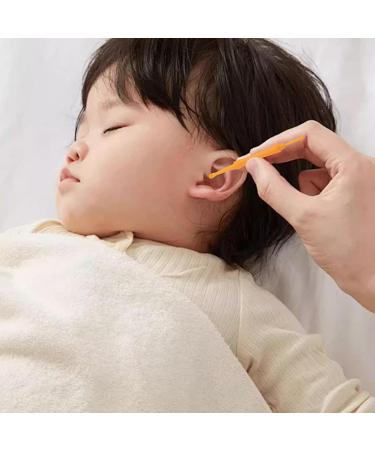 kisronda Ear Cleaner Tool | Double Head Ear Wax Removal Tool Portable Ear Pick Toddler Ear Cleaner Tool Ear Wax Pickers Ear Care Tool | for Ear Cleaning Orange - Buy Online on GoSupps.com