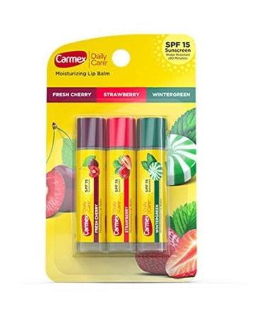 Carmex Daily Care SPF15 Variety Pack - 12 Sticks - Buy Online on GoSupps.com