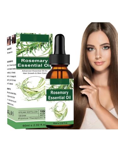 Rosemary oil hair 60ml hair essential oil rosemary oil hair bio rosemary oil for hair rosemary oil hair growth for scalp massage nourishes the scalp rosemary oil for men and women