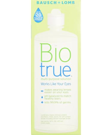 Bausch & Lomb Biotrue Multi-Purpose Solution - 2/16 oz Bottles + 2 Lens Cases | 4 Piece Set - Buy Online on GoSupps.com