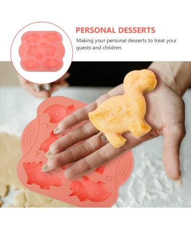 Zerodeko Cake Mold Silicone Molds Silicone Soap Mold Rice Container DIY Mold Ice Mold Baking Tools Chocolate 22.1X19.3X2.6CM Pink - Buy Online on GoSupps.com