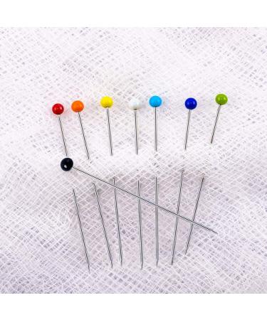 Sewing Pins 800 PCS Straight Quilting Pins 1.6 in Glass Ball Head Pins for Fabric Crafting - Buy Online on GoSupps.com