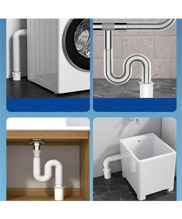 Upgraded Drainages Solution Washing Machines Seal Rubber Drainages Seal Rings for Blocking Odors & Obstructions Drain Seal White 60 to 65mm - Buy Online on GoSupps.com