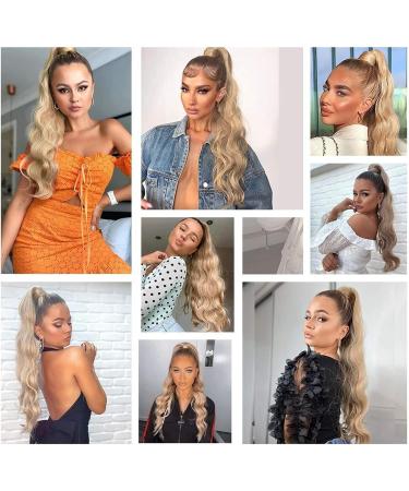 Hair Extensions 26" Long Curly Wavy Drawstring Hair Clip Natural Ponytail Extension Synthetic Hair Extensions Female Wig Hair Bun Hair Pieces For Women (Color : Black Size : 26inches) 26inches Black - Buy Online on GoSupps.com