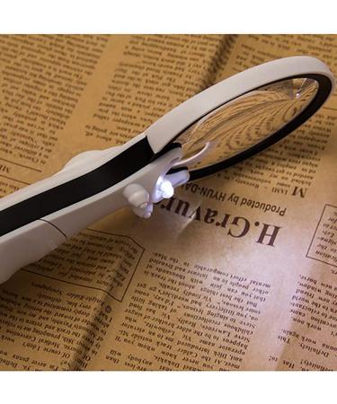 Portable Handheld Glass 8X 12x Multi Function Led with Light Environmental Protection Material for The Elderly Reading Students with High Definition Lenses Illuminated Magnifier Made in China - Buy Online on GoSupps.com