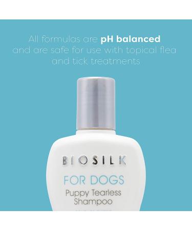 Biosilk Silk Therapy Puppy Tearless Shampoo for Dogs - 12 fl oz (355 ml) - Buy Online on GoSupps.com