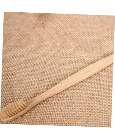 Minkissy 10-Pack Biodegradable Hotel Toothbrush Set | Eco-Friendly Portable Bamboo Toothbrushes for Travel & Accessories - Buy Online on GoSupps.com