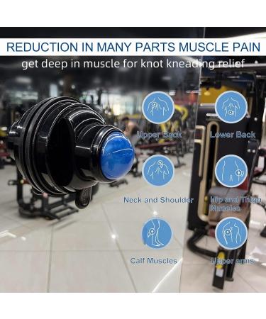 Double Ball Suction Massage Roller | 360 Self-Back Massager for Pain Relief | Trigger Point Muscle Massage Device - Shop Internationally - Buy Online on GoSupps.com