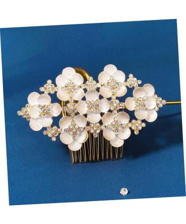 Housoutil Hair Comb Bridal Accessories Bridal Hair Side Combs Girl Accessories Wedding Bridal Hair Baroque Decor Hair Accessory for Girls Wedding Headband Tiara Hairpin Crystal Bride Metal - Buy Online on GoSupps.com