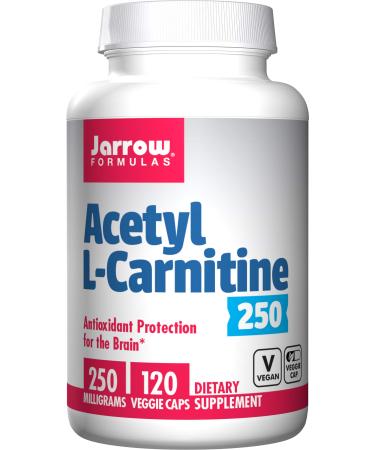 Jarrow Formulas Acetyl L-Carnitine 250 mg 120 Veggie Caps